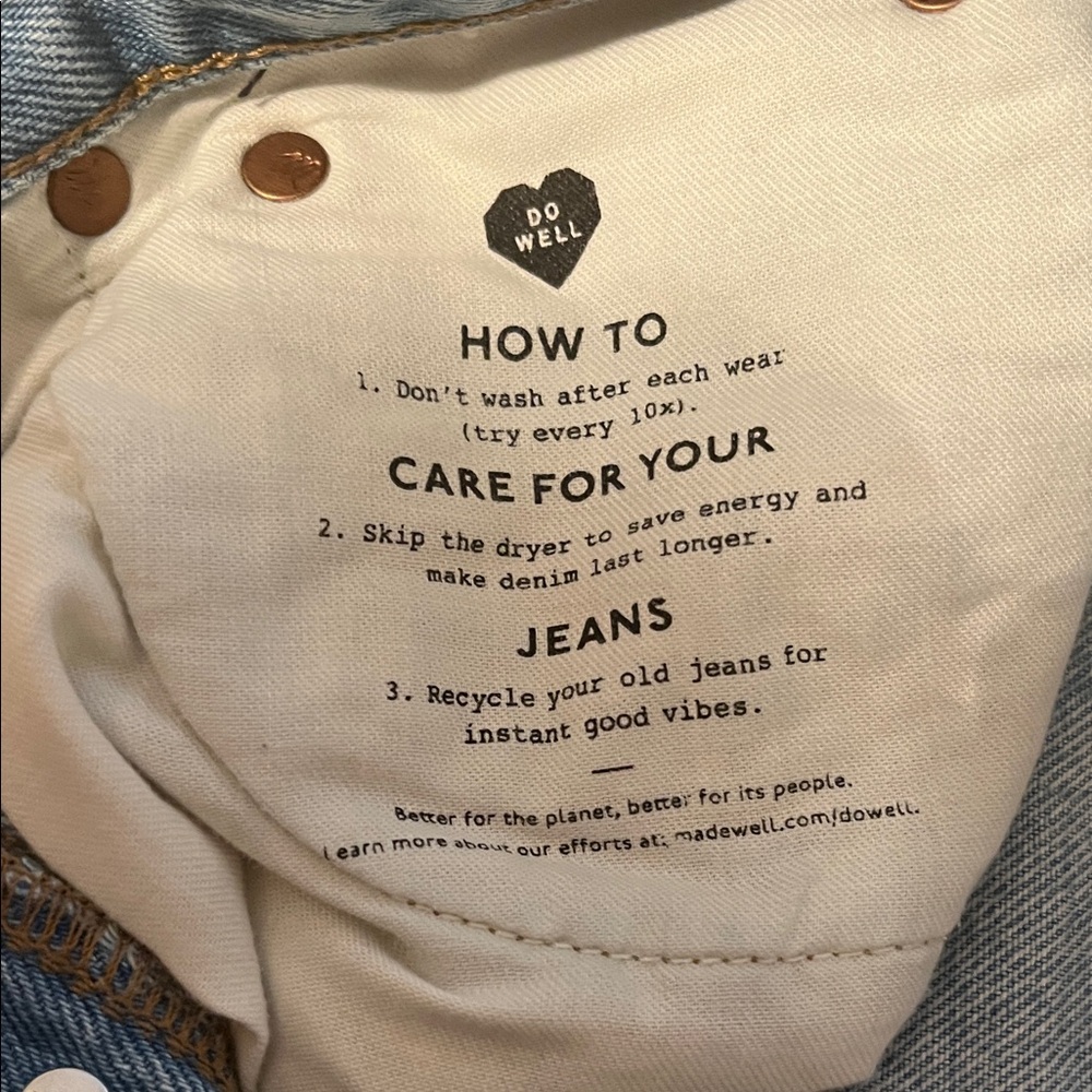 Madewell Relaxed Denim Shorts in Cedarcroft Light Blue Wash with Frayed Ends - Picture 9 of 16